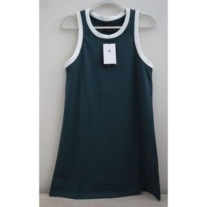 Nike Air Jordan HJ6368-366 Women's Sz S Green Heritage Jumpman Jersey Dress